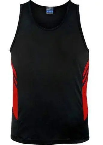 Aussie Pacific Men's Tasman Singlet 1111 Casual Wear Aussie Pacific Black/Red S